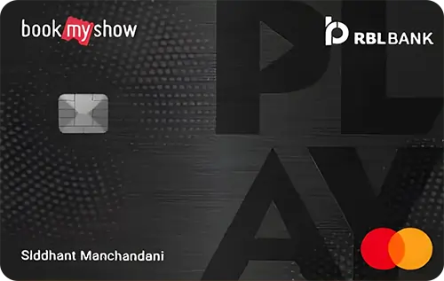 BookMyShow RBL Bank Play Credit Card