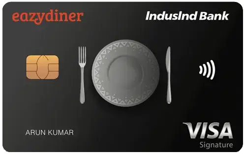EazyDiner IndusInd Bank Credit Card