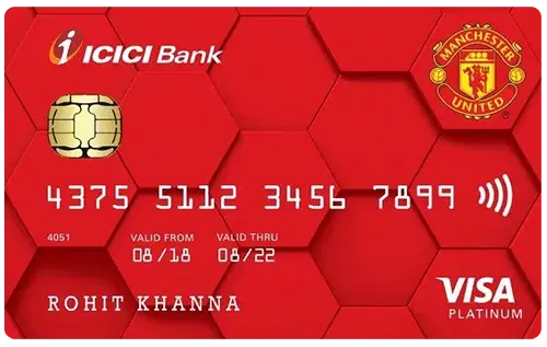 ICICI Bank Manchester United Platinum Credit Card