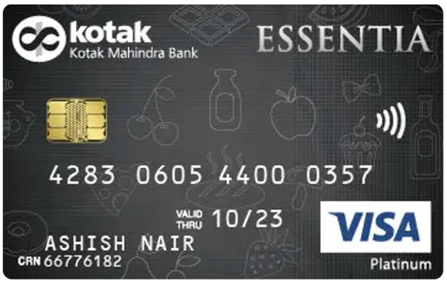 Kotak Essentia Platinum Credit Card