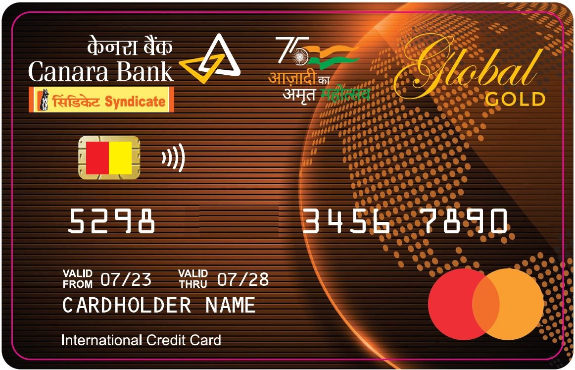 Canara Mastercard Gold Credit Card