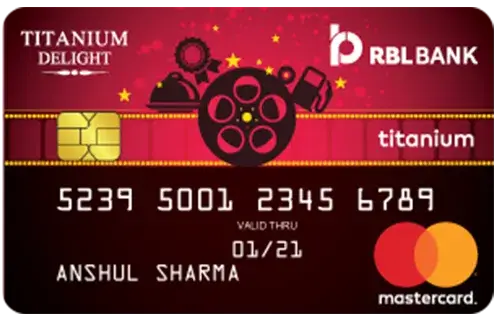 RBL Bank Titanium Delight Card