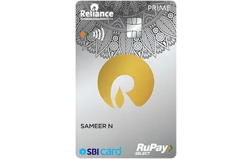 Reliance SBI Card PRIME