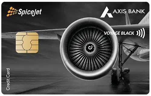 SpiceJet Axis Voyage Black Credit Card